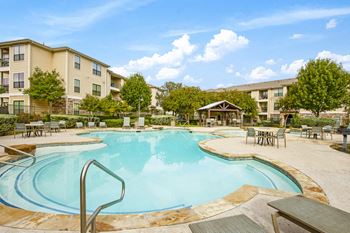 Resort-style swimming pool